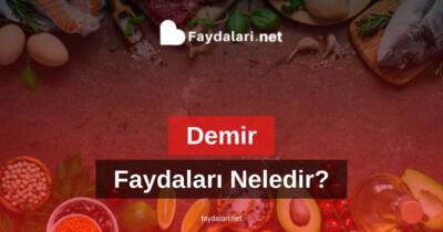 Demirin Faydaları Neledir?